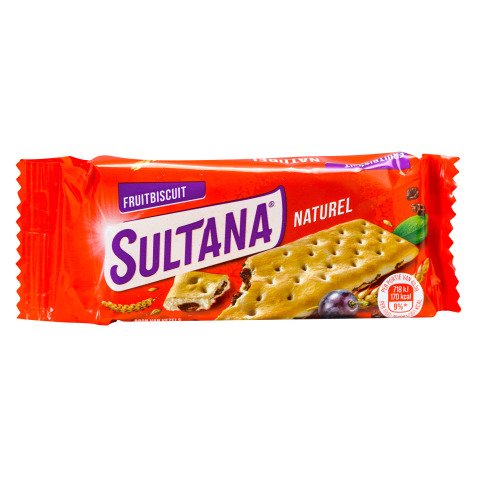 Sultana Fruitbiscuits Naturel x 3 - Étui de 43 g