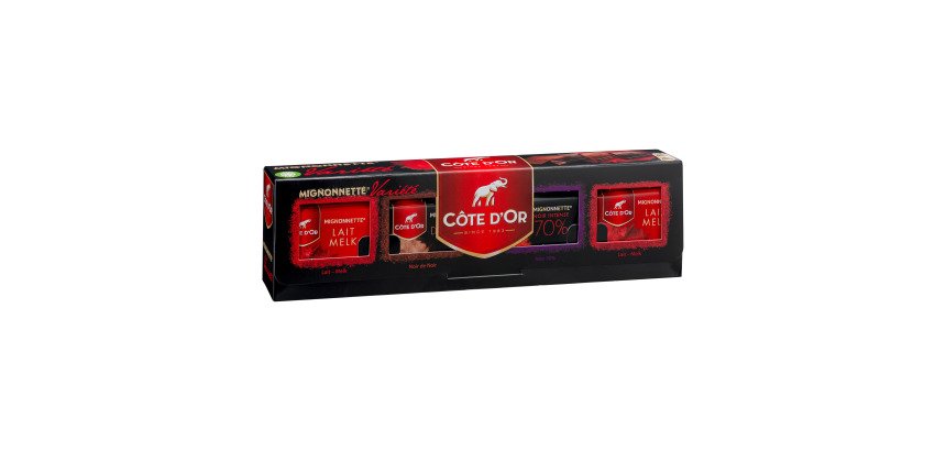 Mignonnette Variété assortiment de chocolats Côte d'Or - Boîte de 32 x 10 g