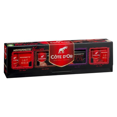 Mignonnette Variété assortiment de chocolats Côte d'Or - Boîte de 32 x 10 g