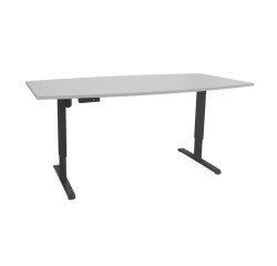 Table de réunion assis-debout Ergosup Premium L 200 x P 100 cm réglage électrique en hauteur et mémoire de position