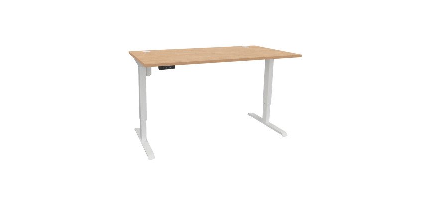 Bureau assis-debout Ergosup Premium réglage électrique en hauteur à mémoire de position et alerte