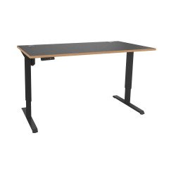 Bureau assis-debout Nivo à mémoire de position pied anthracite L 160 cm