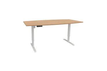 Table de réunion assis-debout Ergosup Premium L 200 x P 100 cm réglage électrique en hauteur et mémoire de position