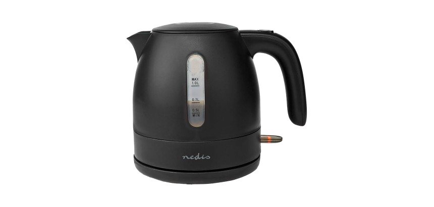 Bouilloire sans fil Nedis 1 L, noir
