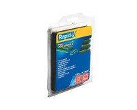 Agrafes grillage plastifiées vert Rapid VR22, boîte de 1100