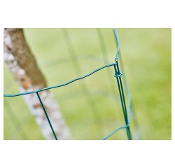 Kunststoffummantelte grüne Rapid VR22-Drahtklammern, Schachtel mit 1100 Stück.