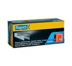 Agrafes en fil fin galvanisé rapid n° 53, 10 mm, boîte de 5000