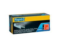 Klammern aus feuerverzinktem dünnen Draht Rapid Nr. 53, 10 mm, Packung mit 5000 Stück