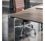 Table de réunion carrée L 140 x P 140 cm Darwin