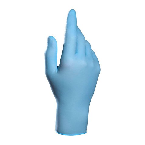 Gants jetables de protection chimique Mapa Solo Plus 967  vinyle non poudré - Boîte de 100 gants