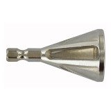 Fraise à ébavurer les tubes et les tiges filetées Tivoly Technic queue hexagonale 6,35 mm quick change Ø 7 à 22 mm