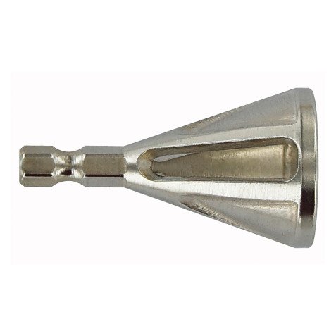 Fraise à ébavurer les tubes et les tiges filetées Tivoly Technic queue hexagonale 6,35 mm quick change Ø 7 à 22 mm