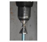 Fraise à ébavurer les tubes et les tiges filetées Tivoly Technic queue hexagonale 6,35 mm quick change Ø 7 à 22 mm