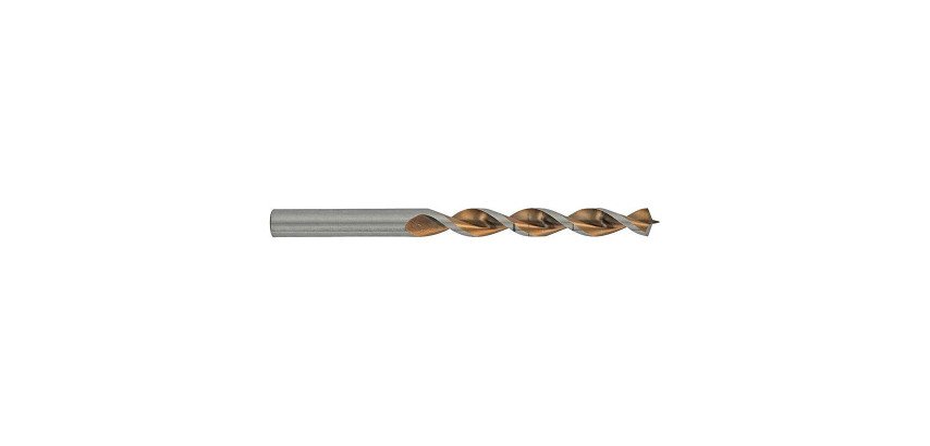 Foret bois HSS Tivoly Ø 4 mm Affûtage Speed point, Queue cylindrique Gradué SLR