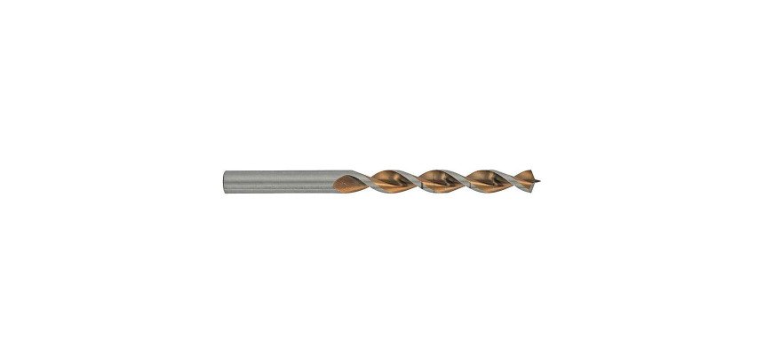 Foret bois HSS Tivoly Ø 4 mm Affûtage Speed point, Queue cylindrique Gradué SLR
