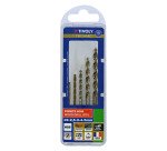 Coffret de 5 forets bois Tivoly Technic gradués de Ø 2 à 5 mm