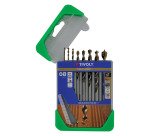 Coffret de 8 forets bois Tivoly Technic gradués  Ø 2 - 3 - 4 - 5 - 6 - 7 - 8 - 10 mm
