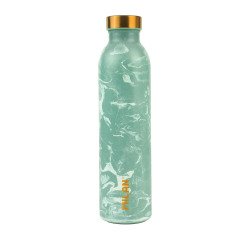 Botella isotérmica de acero inoxidable 0,59 L serie Lava Verde MILAN