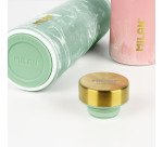 Botella isotérmica de acero inoxidable 0,59 L serie Lava Verde MILAN