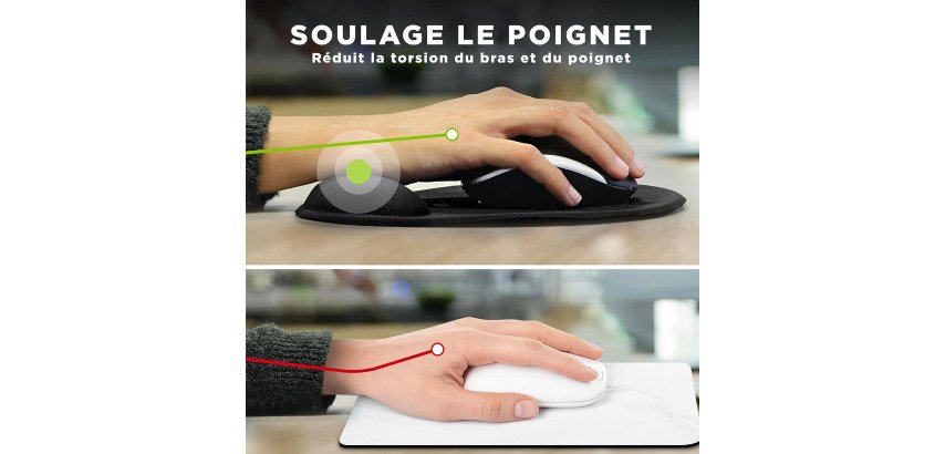 Tapis souris T'nB Ergo Design couleurs