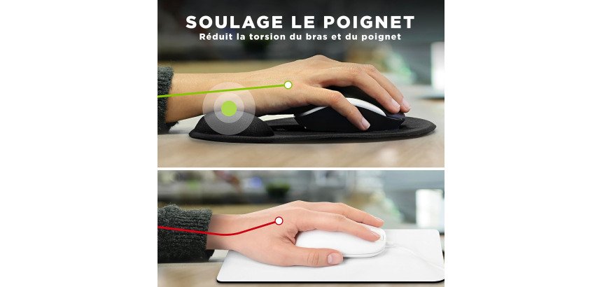 Tapis souris T'nB Ergo Design couleurs