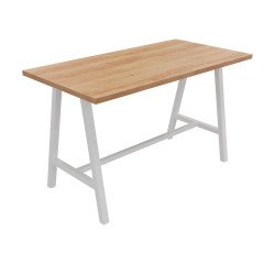 
 
Tresenhöhe Synergy L 180 x T 90 x H 107 cm, weißes Metallbein 
 
