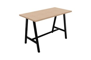 Hoge tafel Synergy L 160 x D 80 x H 107 cm voet zwarte metalen