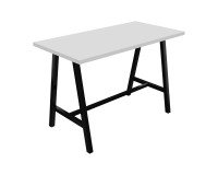 Hoge tafel Synergy L 160 x D 80 x H 107 cm voet zwarte metalen