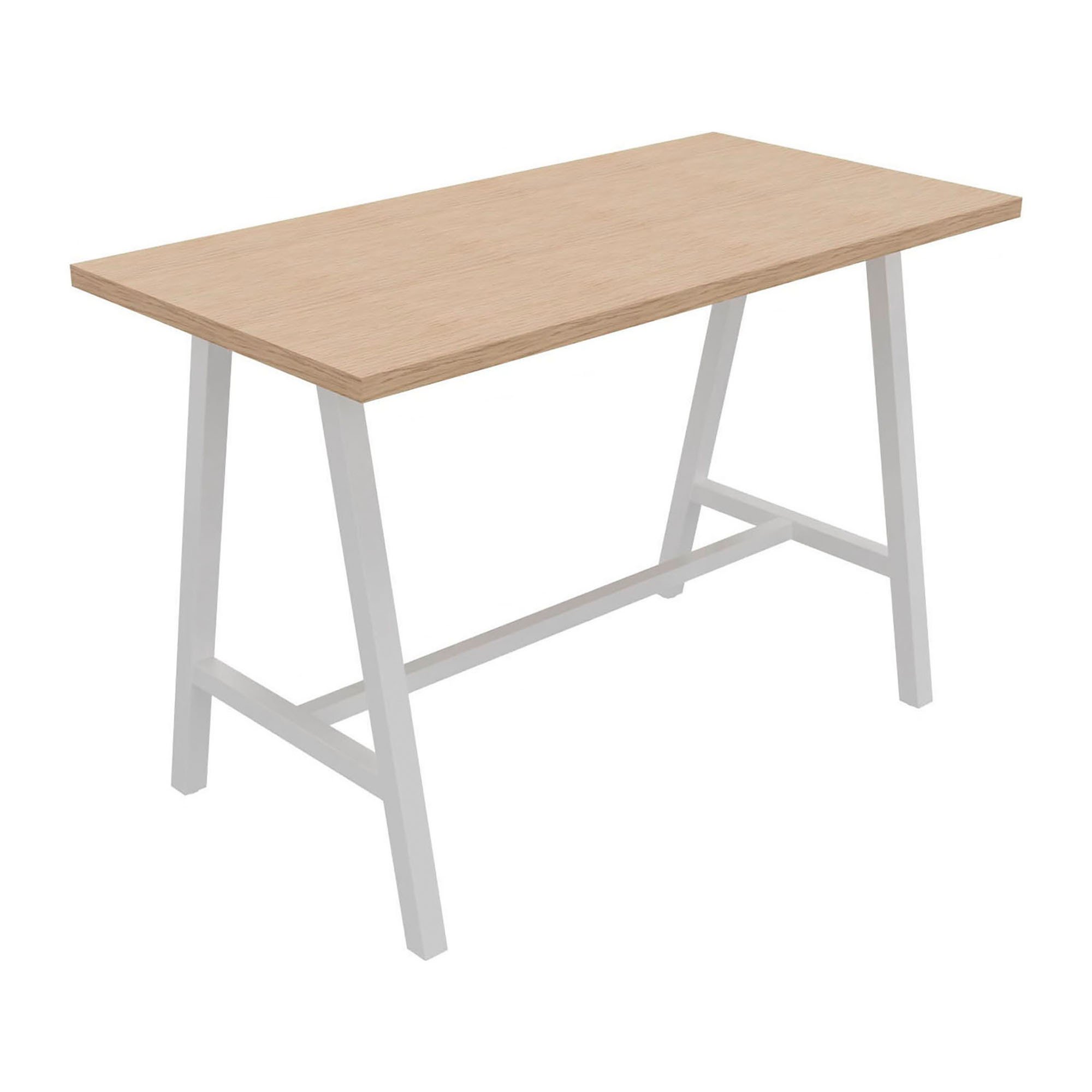 <table> 
<tbody>
<tr>
<td>Gastro-Tisch Synergy L 160 x T 80 x H 107 cm, weißes Metallgestell</td>
</tr>
</tbody>
</table>