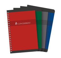 Carnet spirale Conquérant 11 x 17 cm petits carreaux 100 pages