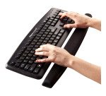 Repose-poignets pour clavier gel Fellowes noir