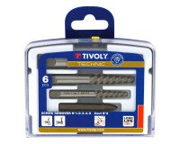 Tivoly • Set van 6 stuks uitdraaiers van bouten/beschadigde schroeven