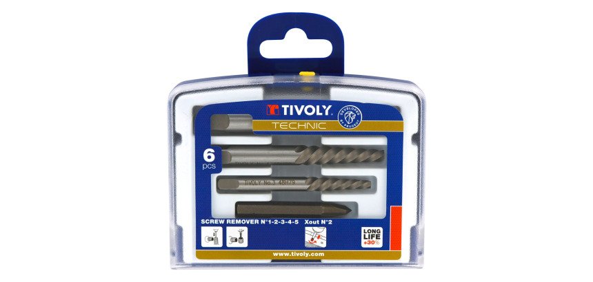 Coffret d'extraction Tivoly Technic - 6 pièces