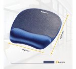 Tapis de souris avec repose-poignets Fellowes Ergo Mouss