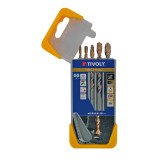 Coffret de 5 forets béton gradués Tivoly Technic Ø 4 à10 mm