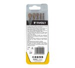 Coffret de 5 forets béton gradués Tivoly Technic Ø 4 à10 mm