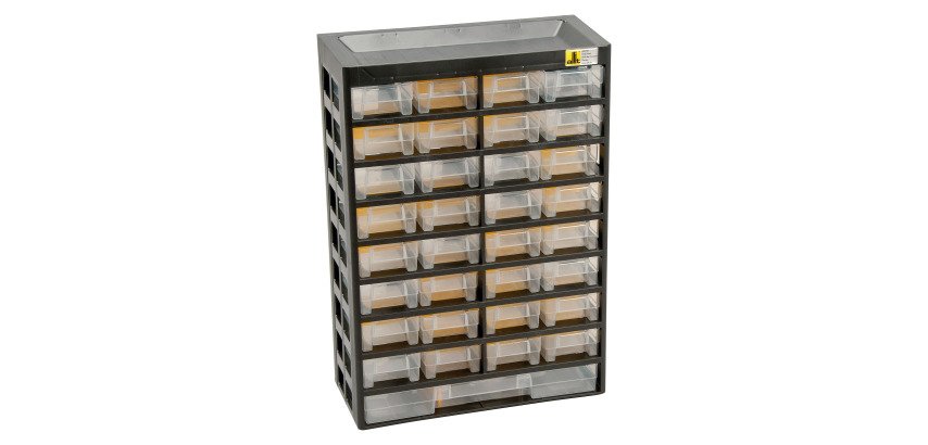 Casier à vis à 33 tiroirs VarioPlus Basic 54 Allit H 43,5 x L 30,5 x P 13,5 cm