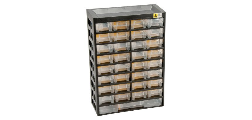 Casier à vis à 33 tiroirs VarioPlus Basic 54 Allit H 43,5 x L 30,5 x P 13,5 cm