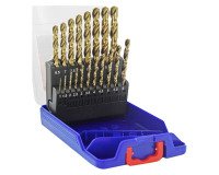 Tivoly • Set van 19 HSS-E5 metaalboren (5% kobalt) met kruispuntige punt Ø 1 tot 10 mm per 1/2