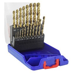 HSS-E5 Cobalt 5% Tivoly Technic Ø 1 to 10 mm Forest Metals - set of 19 pieces