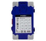 Fraises de défonceuse formes assorties, Tivoly Technic, queue Ø 8 mm - Coffret de 12