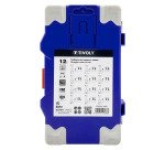 Fraises de défonceuse à rainurer Tivoly Technic Ø 5 à 25 mm, lame carbure, queue Ø 8 mm - Coffret de 12