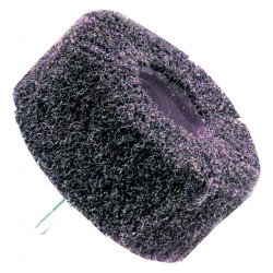 Roue mousse abrasive pour perçeuse-visseuse Tivoly Ø 100 x 45 mm, grain 80, tige 6 mm