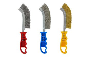 Brosse métallique, brosse à poncer