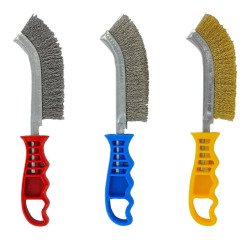 Metal hand brushes Tivoly - Set of 3