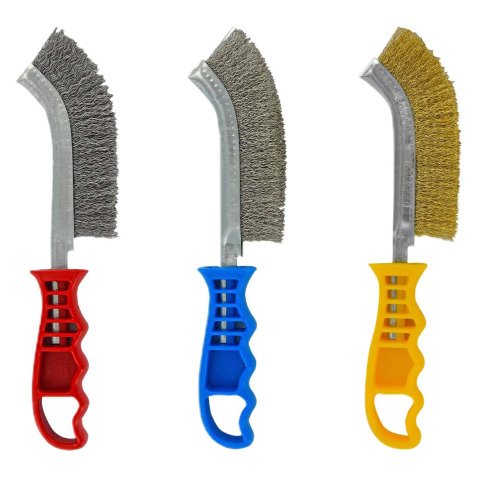 Brosses métalliques à main Tivoly - Lot de 3