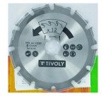 Lame de scie Carbure pour meuleuse Tivoly Ø125 mm – Alésage 22,22 mm – 12 Dents