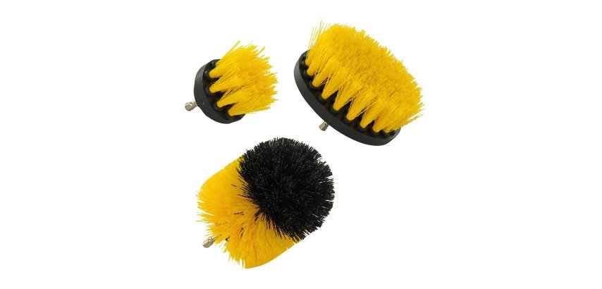 Soft polypropylene wire brushes Tivoly - Set of 3