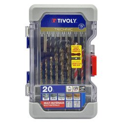 Forets mixtes multi-matériaux Tivoly Technic - Coffret de 20 pièces