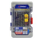 Forets mixtes multi-matériaux Tivoly Technic - Coffret de 20 pièces